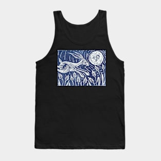 Moon Hare Lino Cut Tank Top